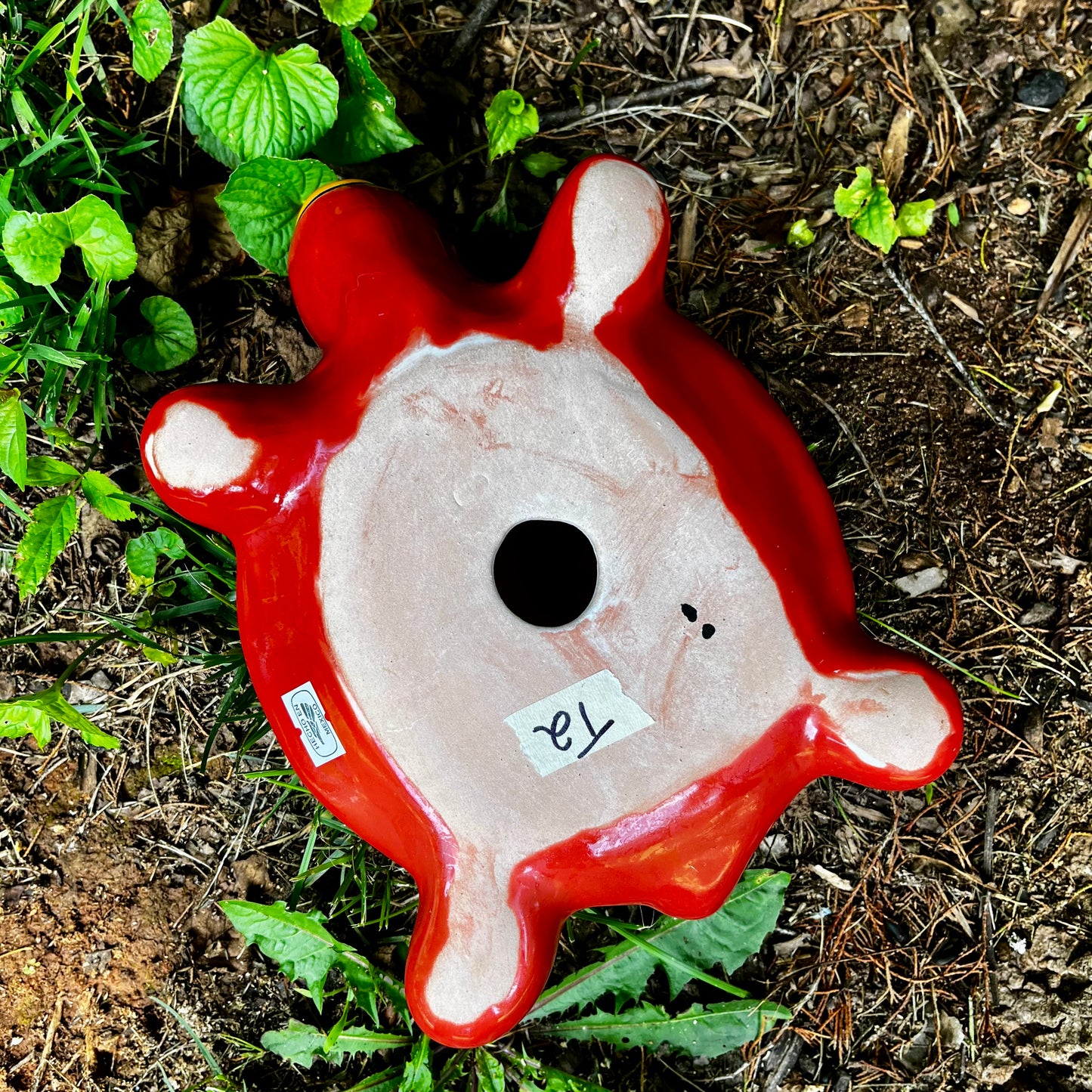 Talavera pottery turtle bottom