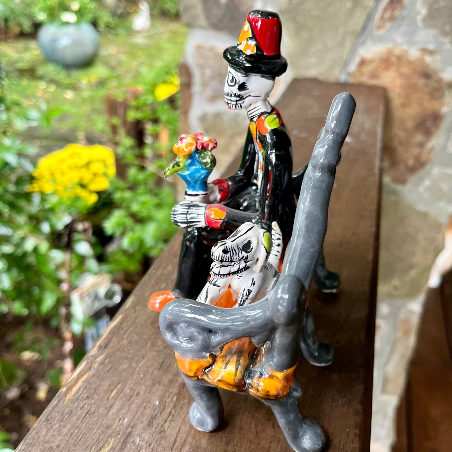 catrina man and his perro dog side two