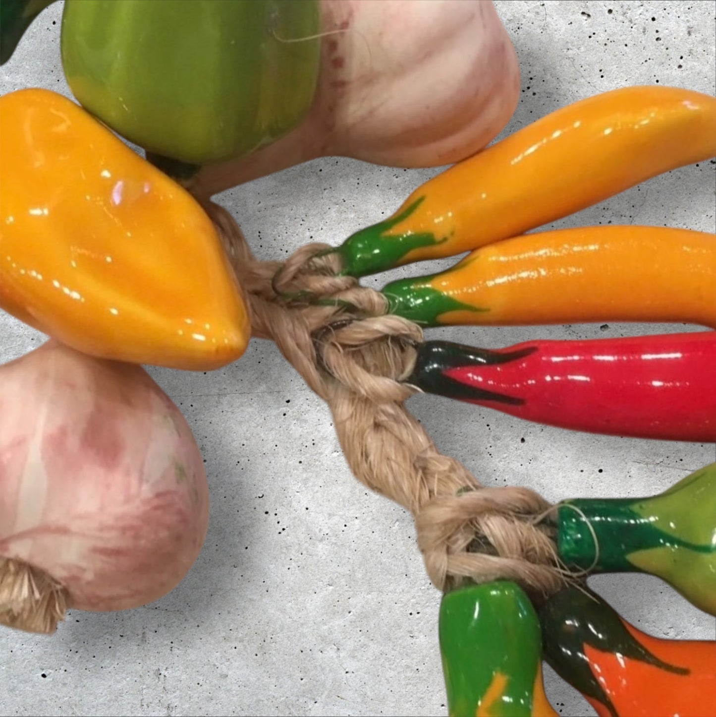 Garlic and Chili String attached to string