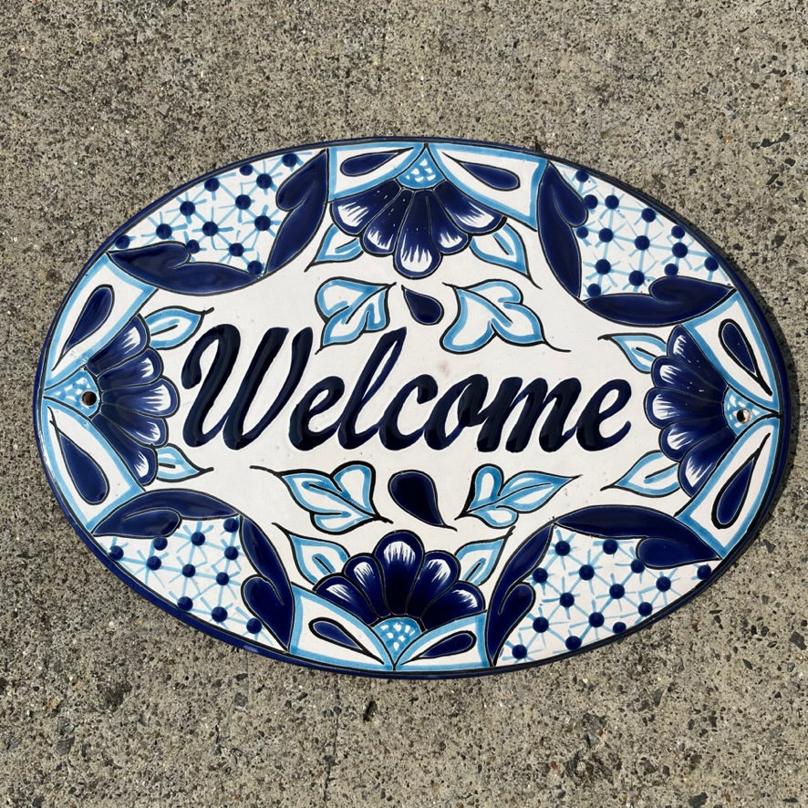 Talavera Welcome Sign