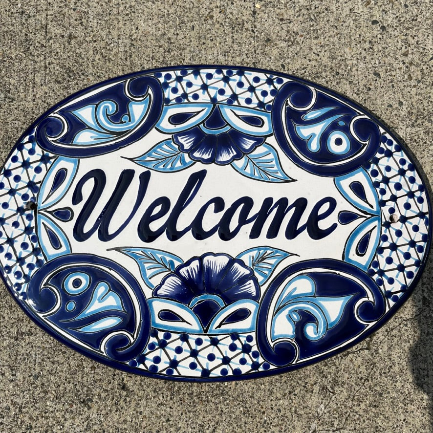 Talavera Welcome Sign