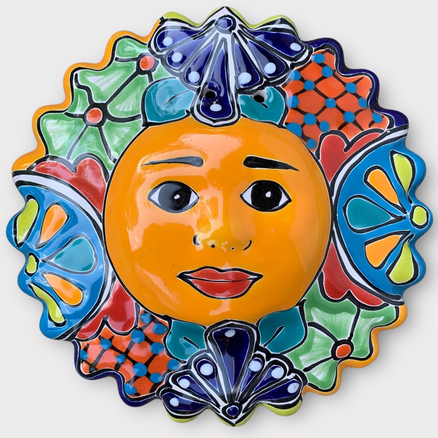 Talavera sun face 9 inch