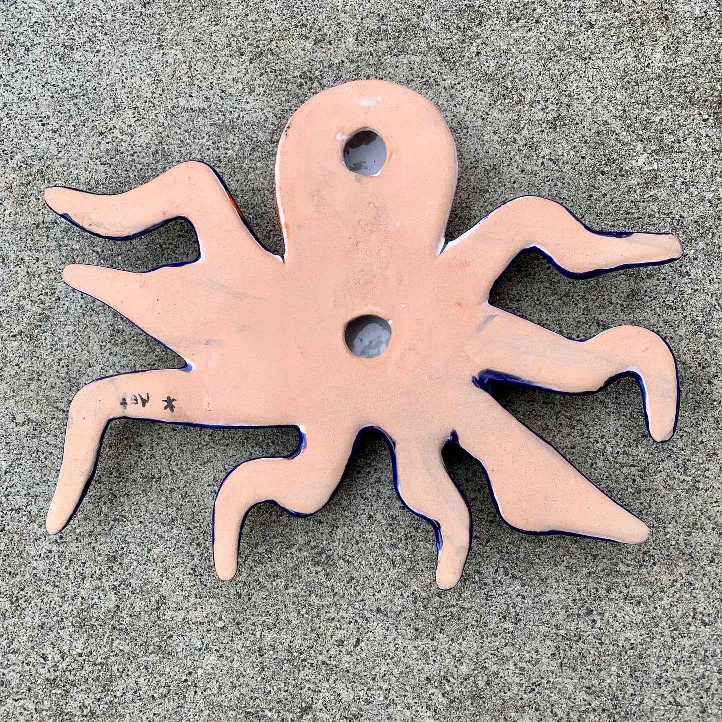 Talavera pottery octopus back