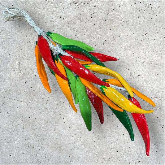 Guajillo Chili Pepper String! Multi Color 25”