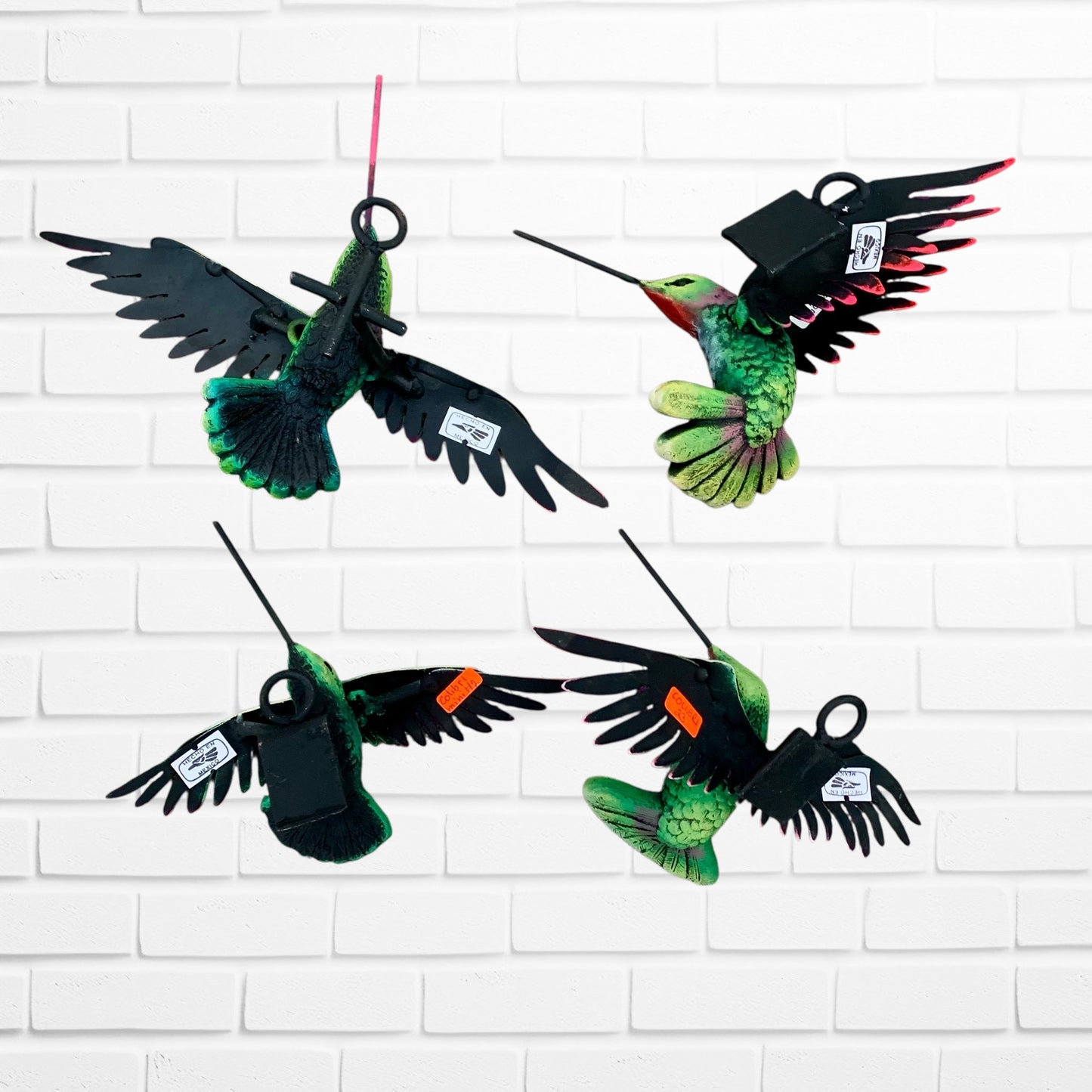 Single Hummingbird Wall Sculptures