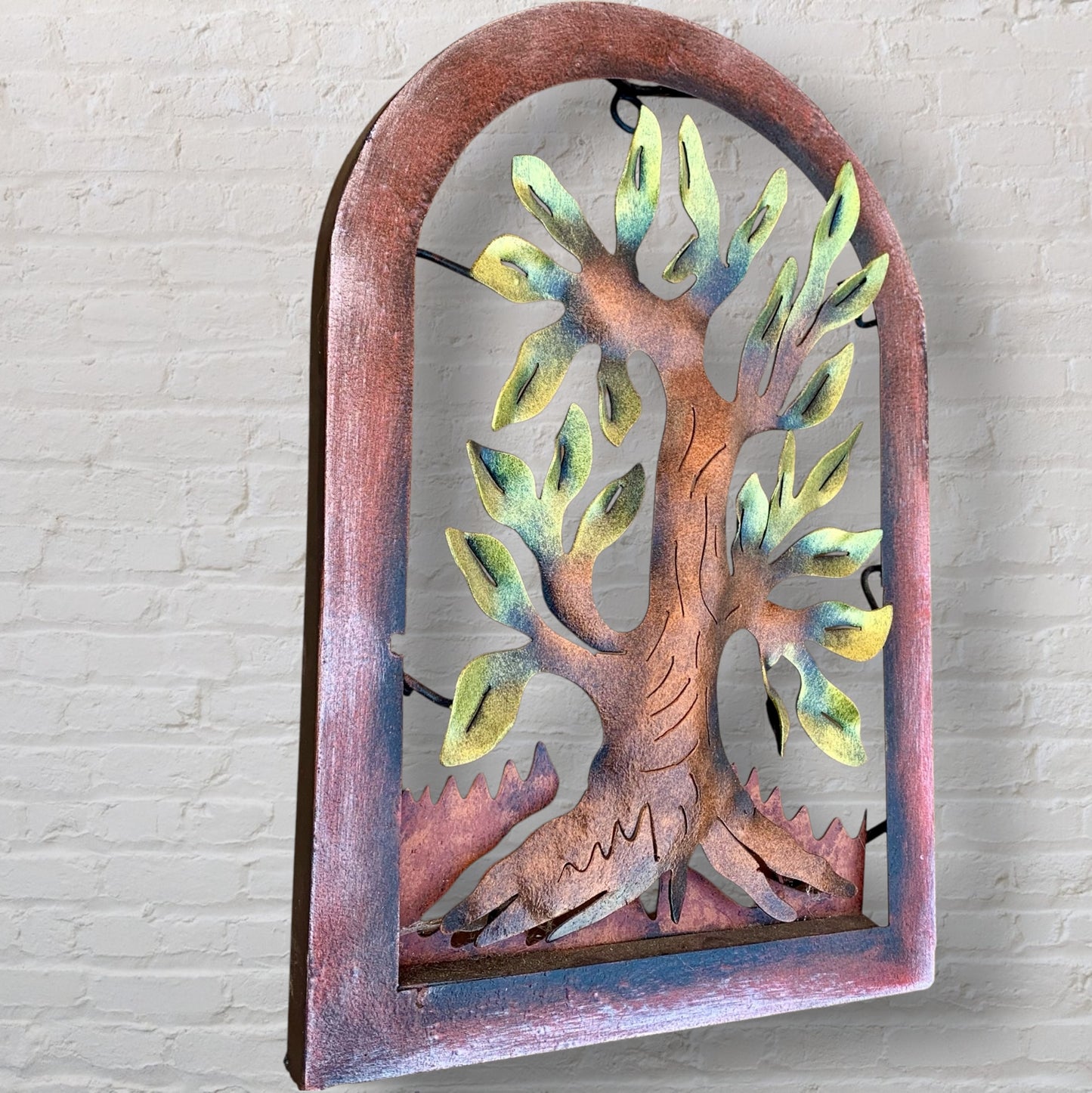 Andres Martin Tree of Life wall sculpture side view