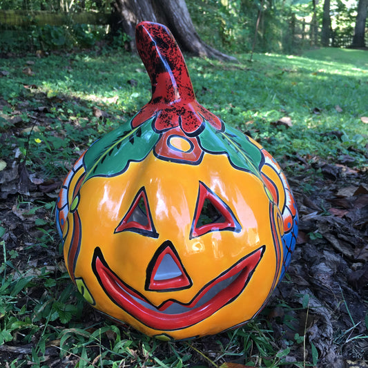 Talavera pumpkin large