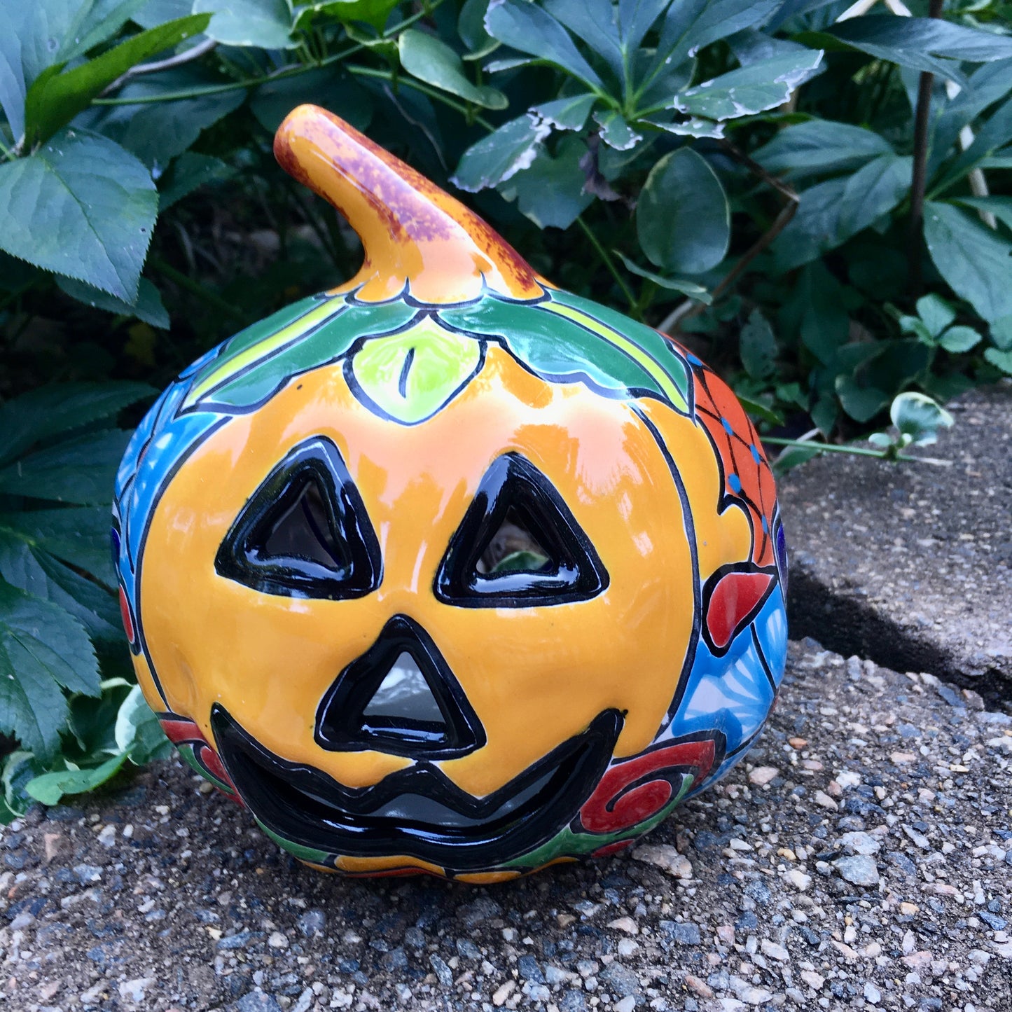 Talavera pumpkin calabaza