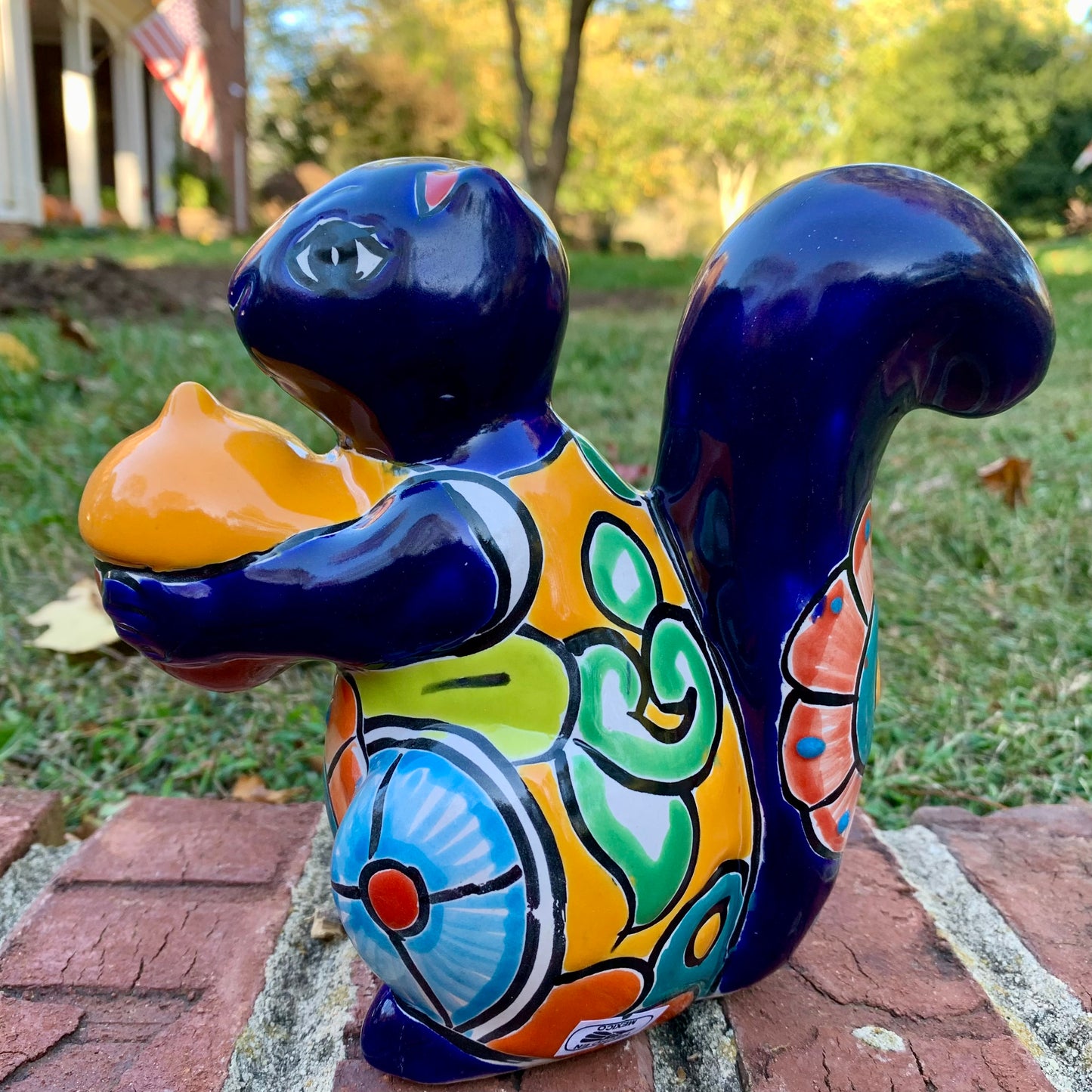 Talavera Pottery Squirrel Nut