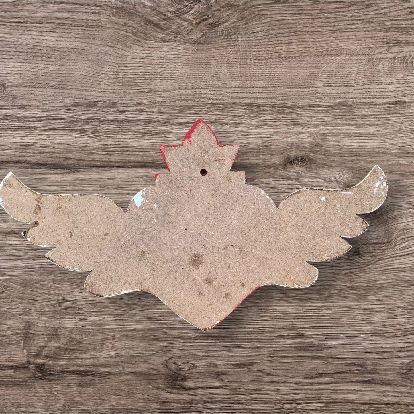 Winged Heart Decorado Oleo Grande Back