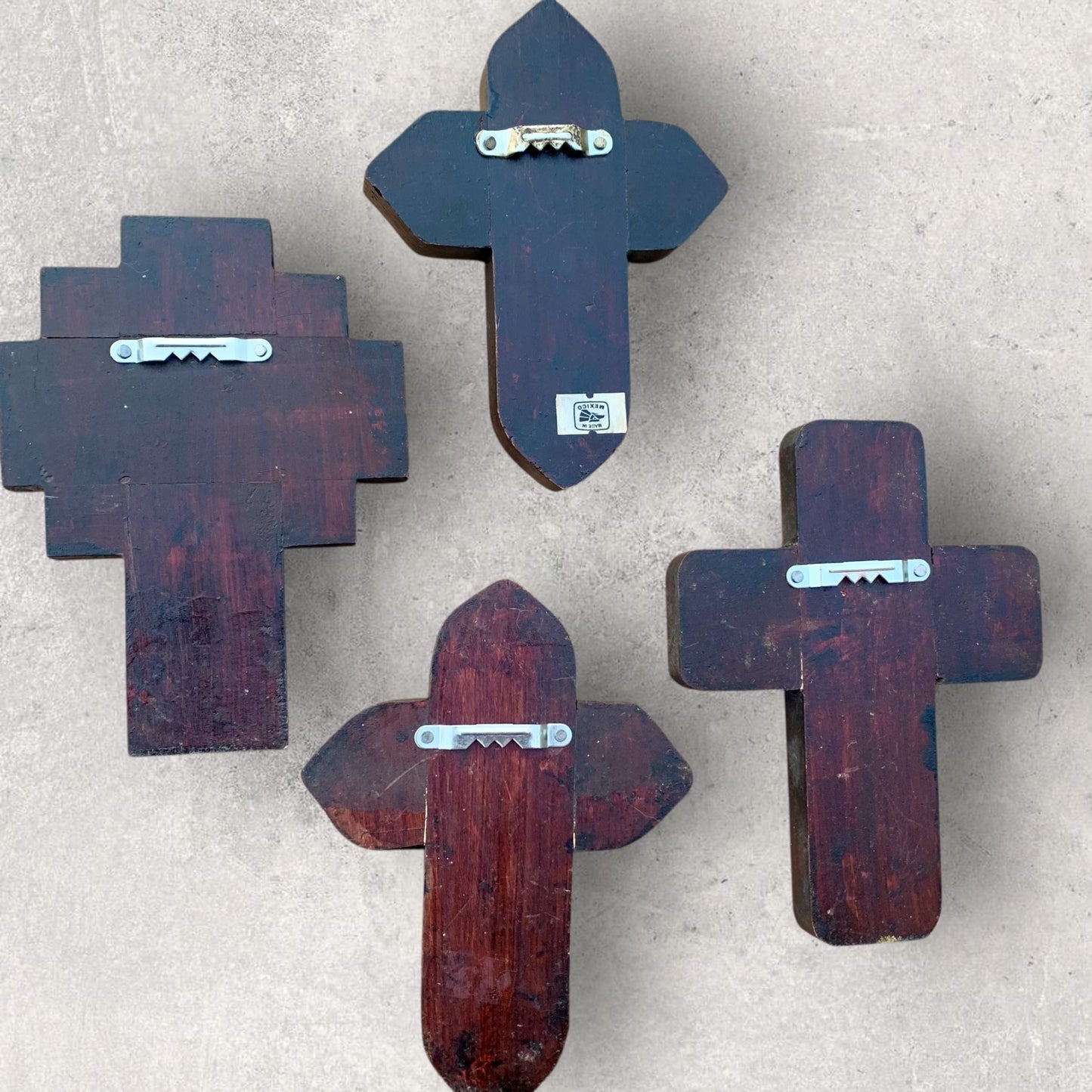 Rustic Wood Medallion Cross