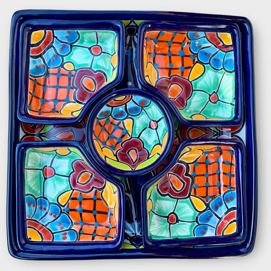 Talavera Serving Dish Cuadrado