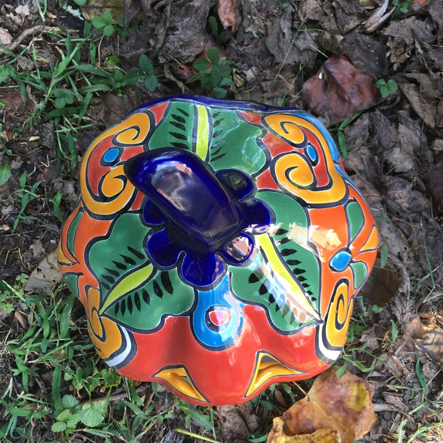 Talavera Pumpkin LG - Calabaza