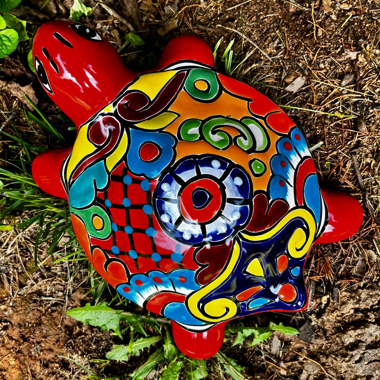 Talavera pottery turtle top