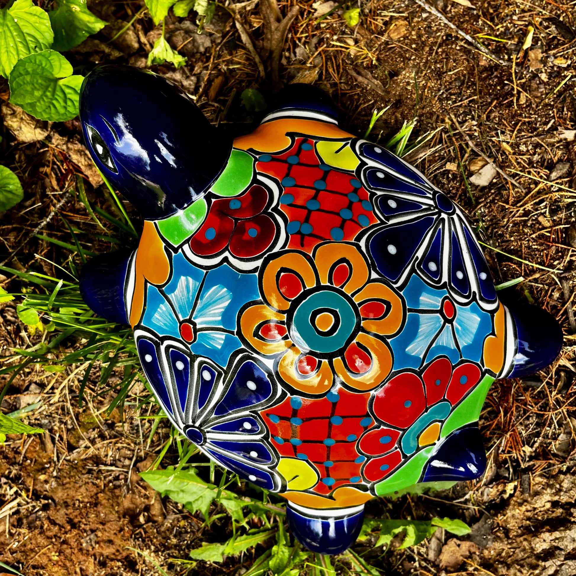 Talavera pottery turtle top