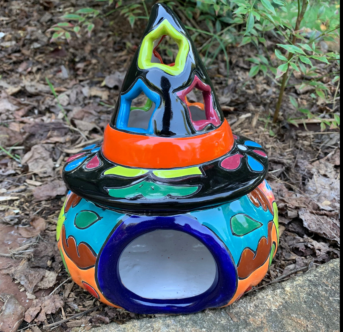 Talavera Witchy Pumpkin