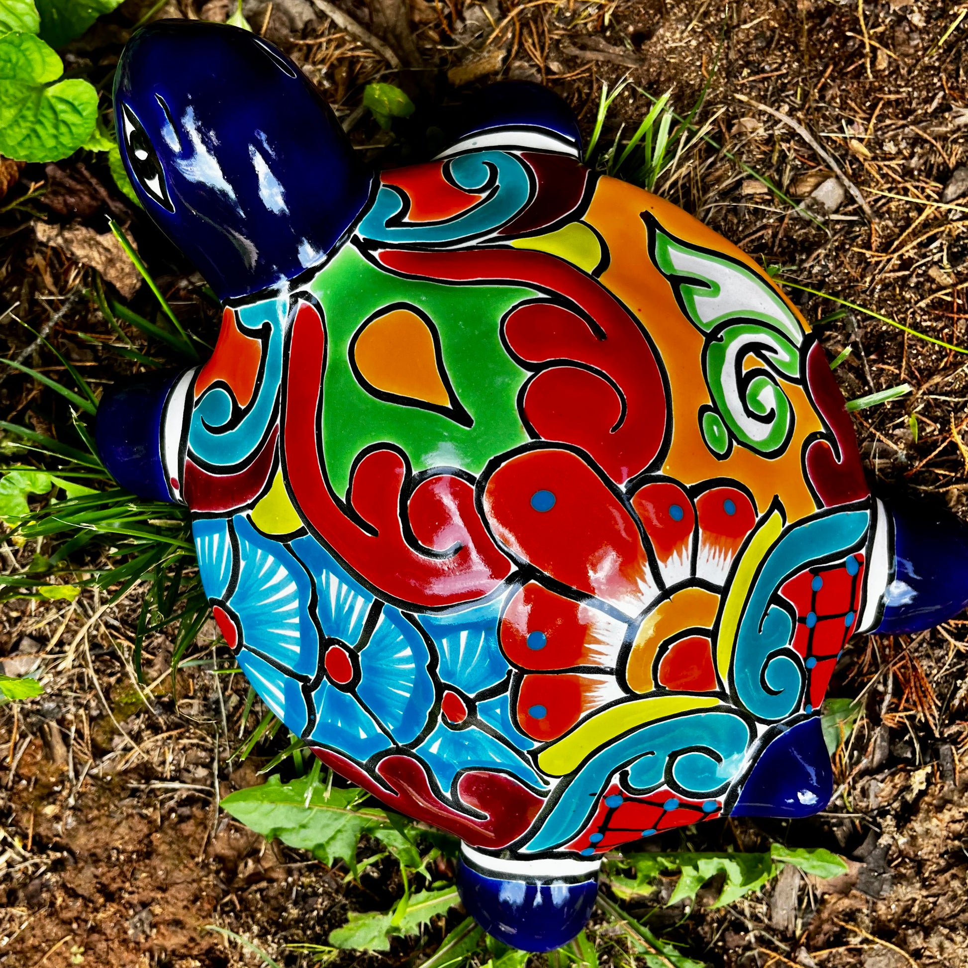 Talavera pottery turtle top