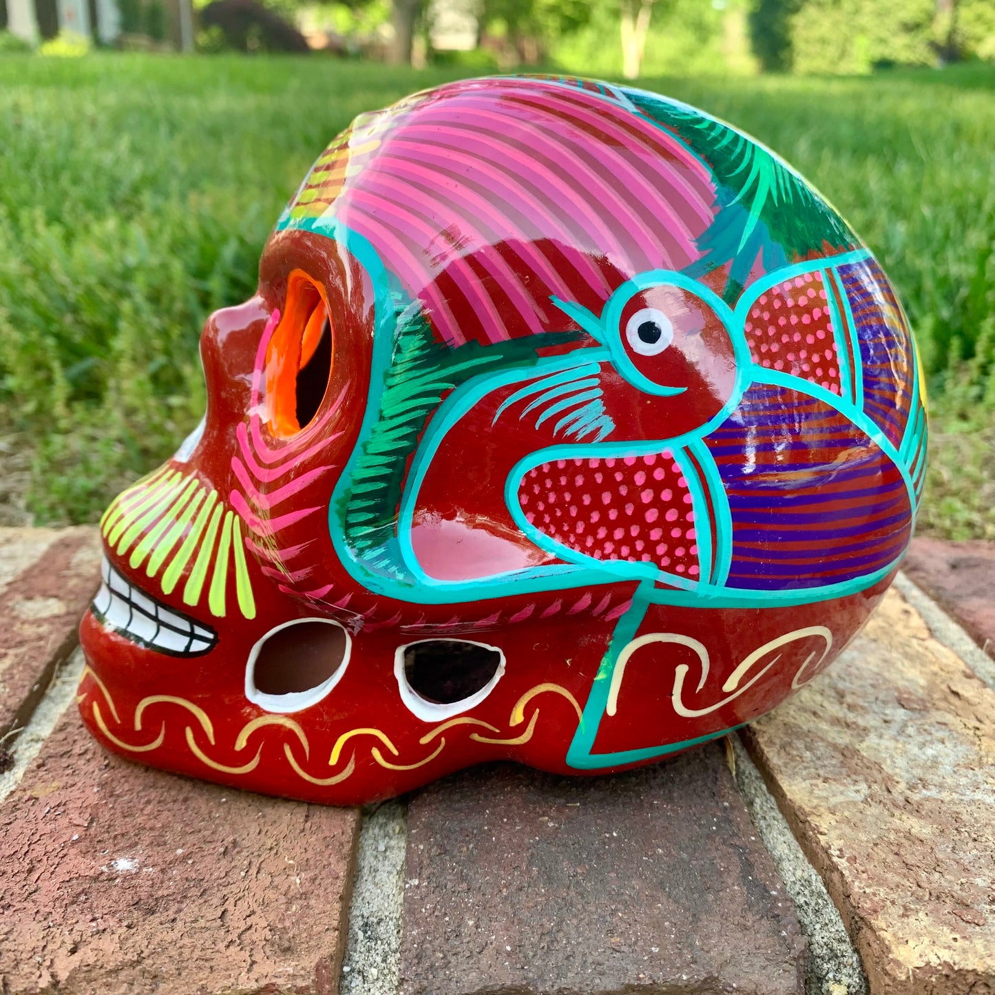Mexican sugar skull medium side