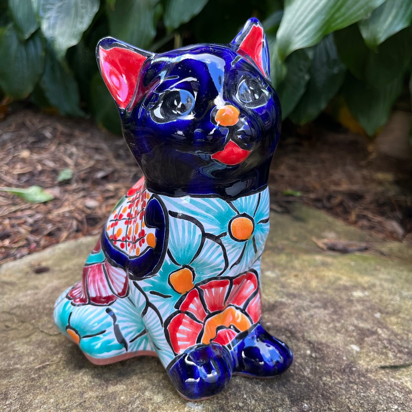 Talavera Kitty Cat Figurine Chico