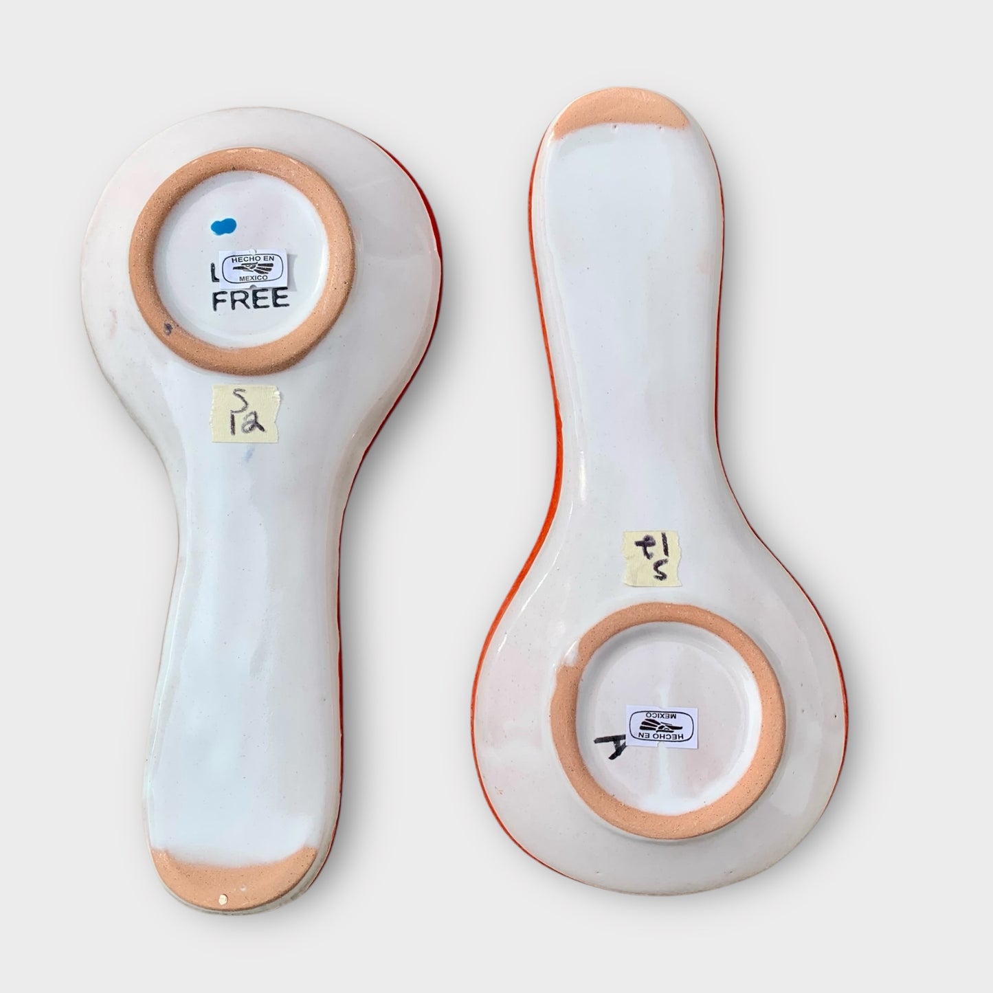 Talavera spoon rest set back