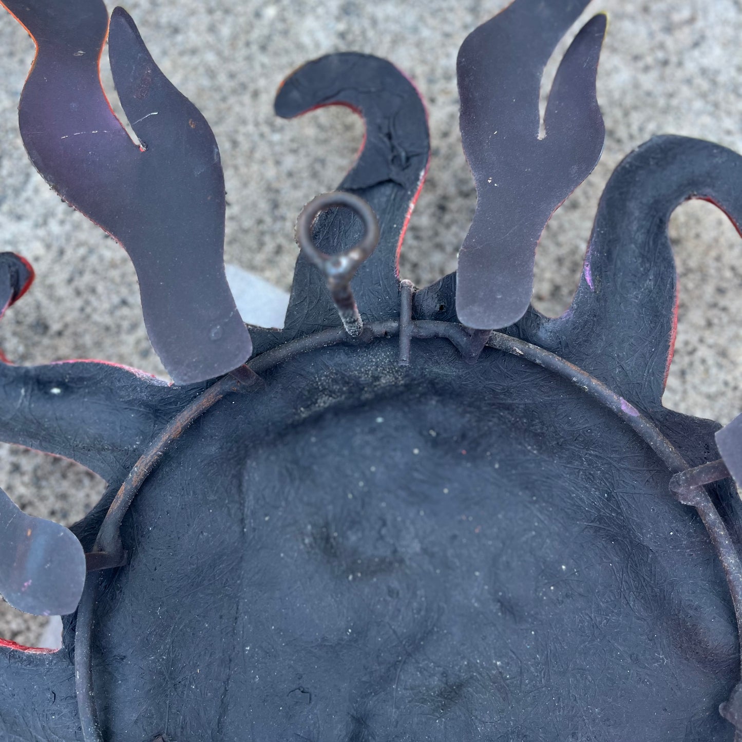 Biker Sun on wheels hanging loop