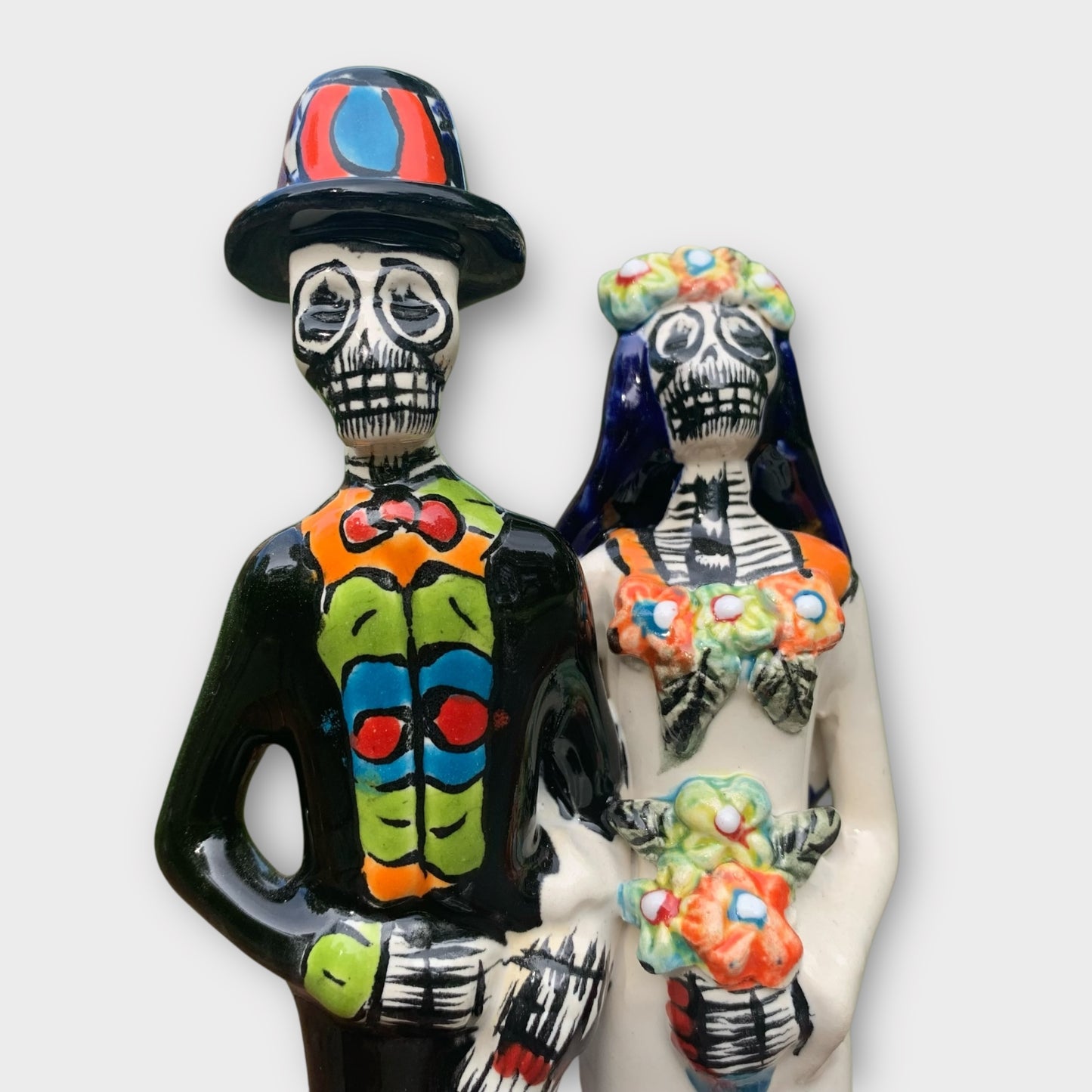 Talavera Catrina bride and groom Chico