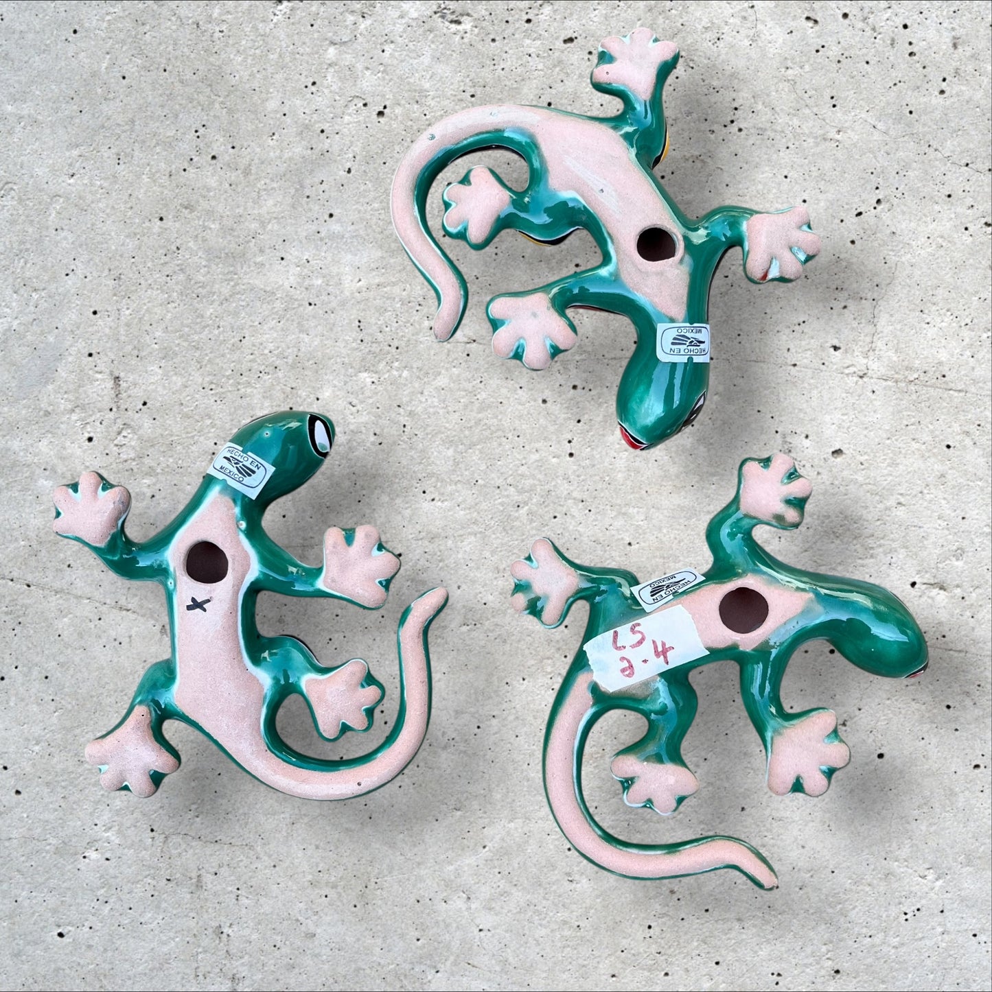 Talavera Salamander Lizard Set
