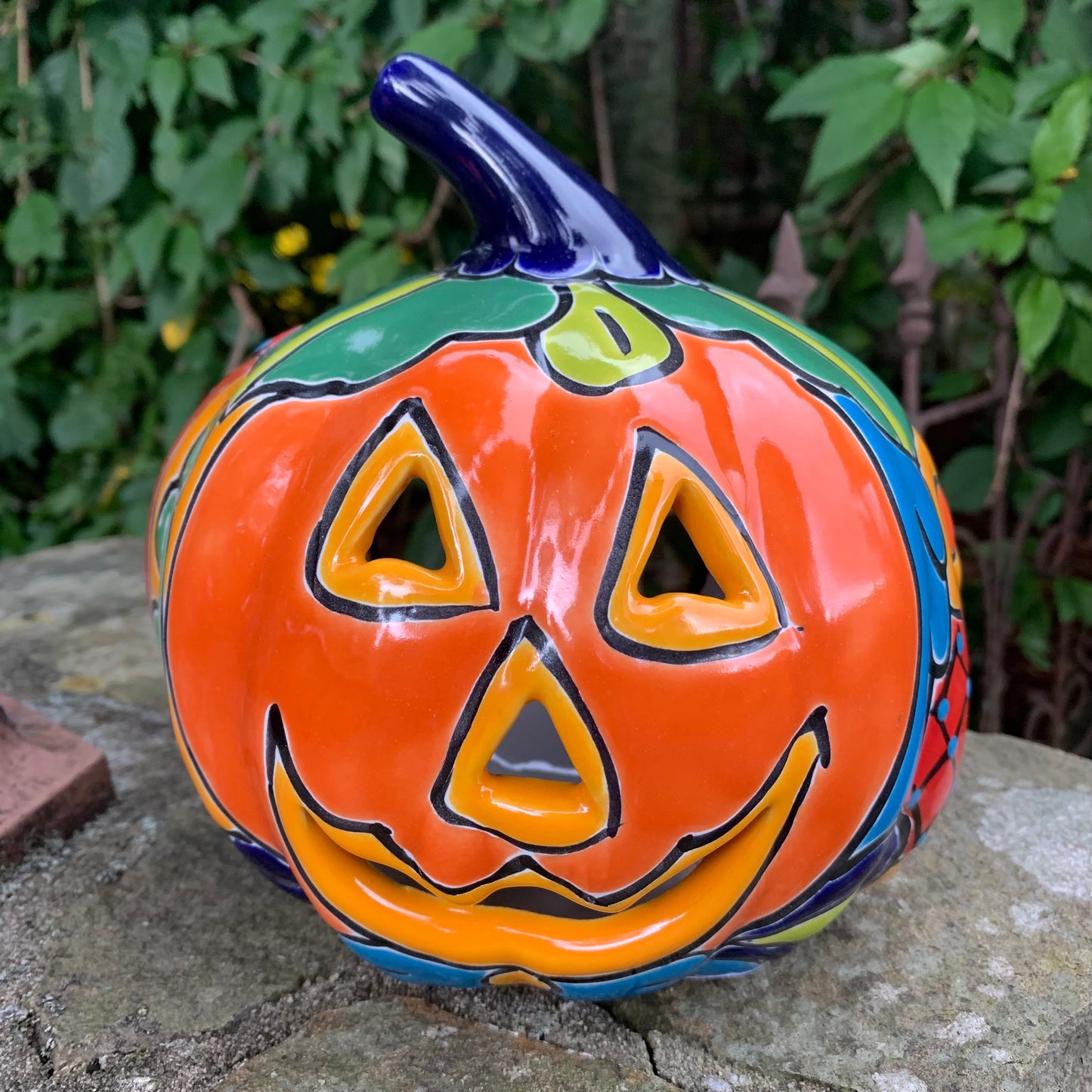 Mexican Talavera pumpkin JOL Calabaza