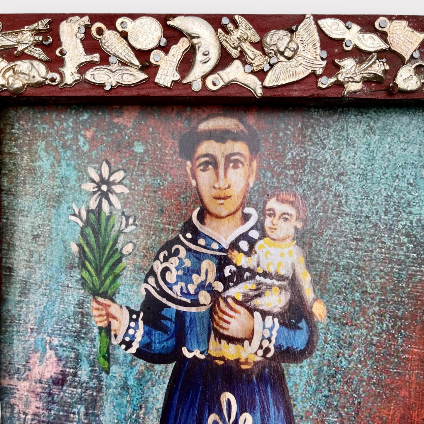 Milagros Framed St. Joseph with Baby