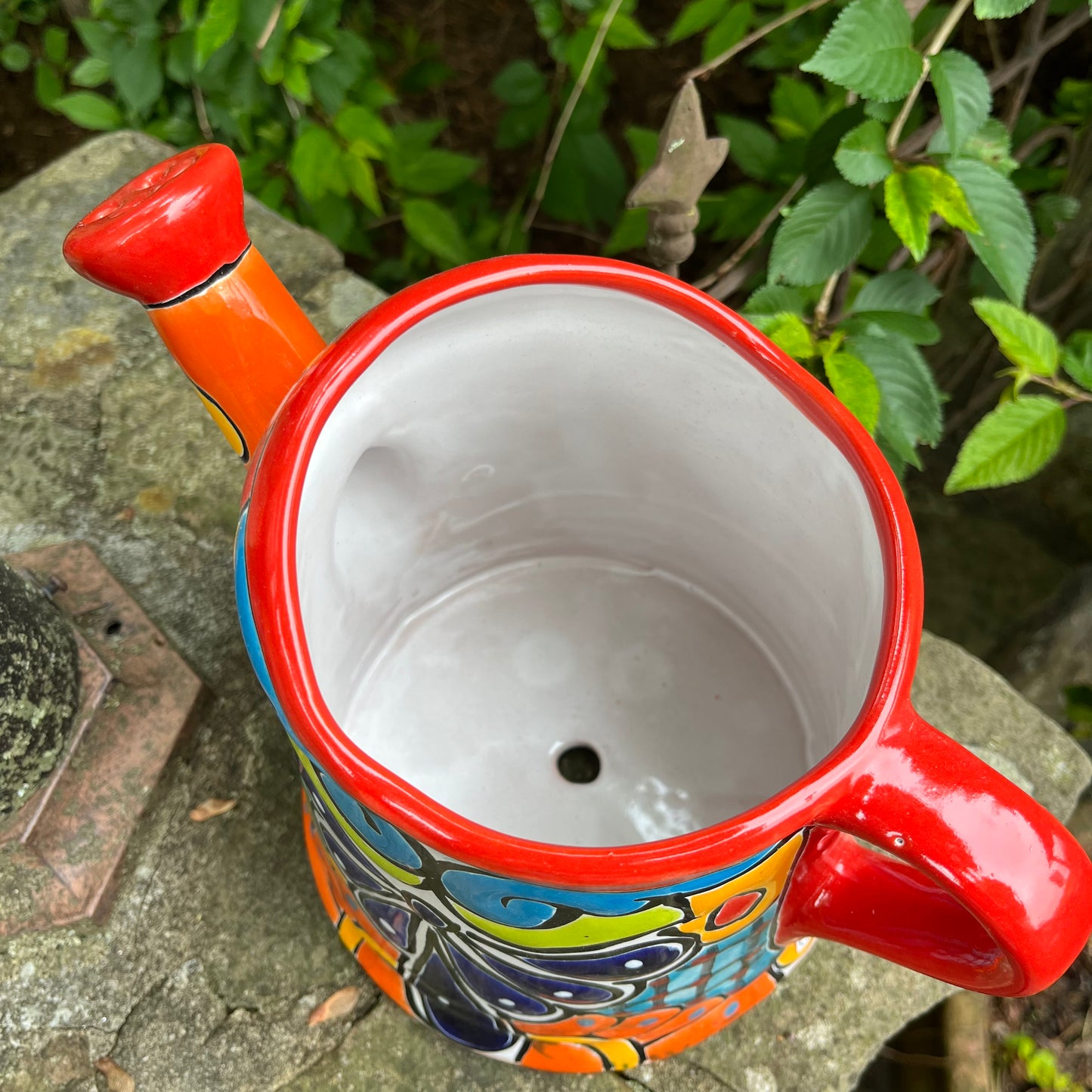 Talavera Watering Can Planter
