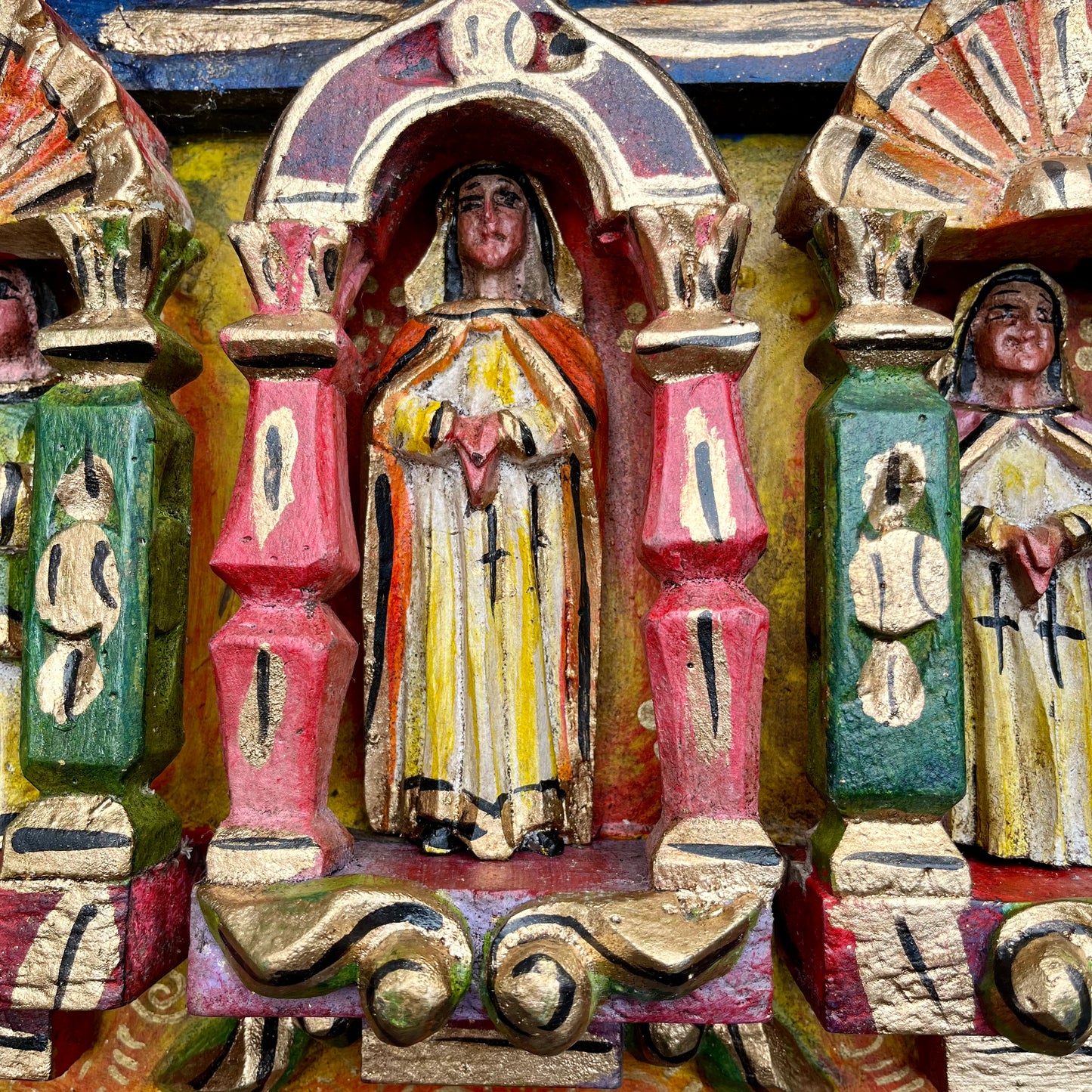 Mexican Retablo Saints Chico