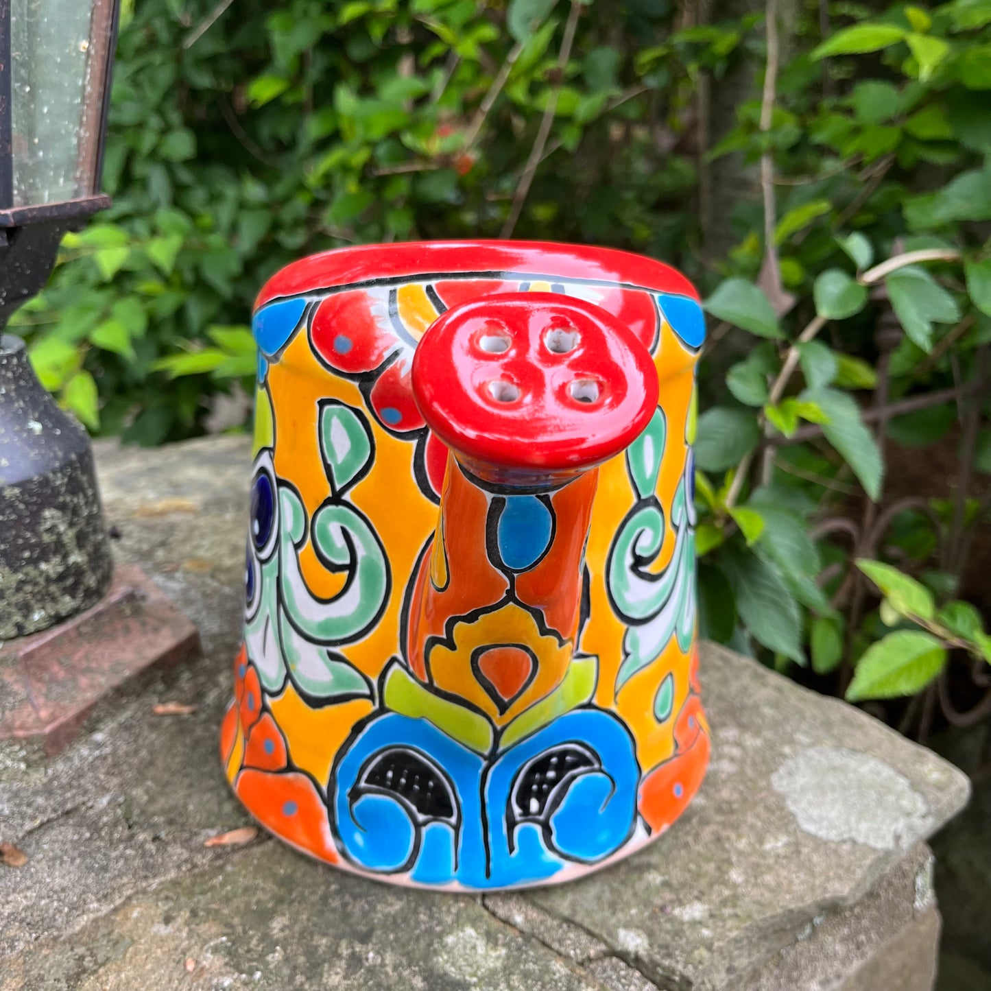 Talavera Watering Can Planter