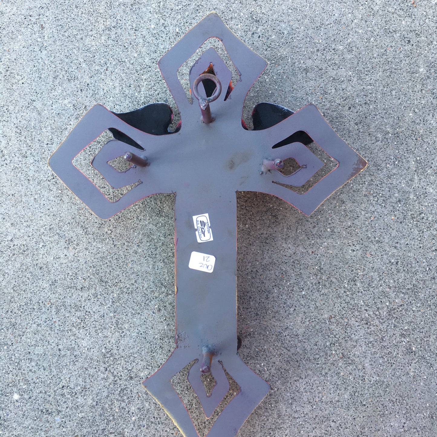 Winged Sacred Heart Cross