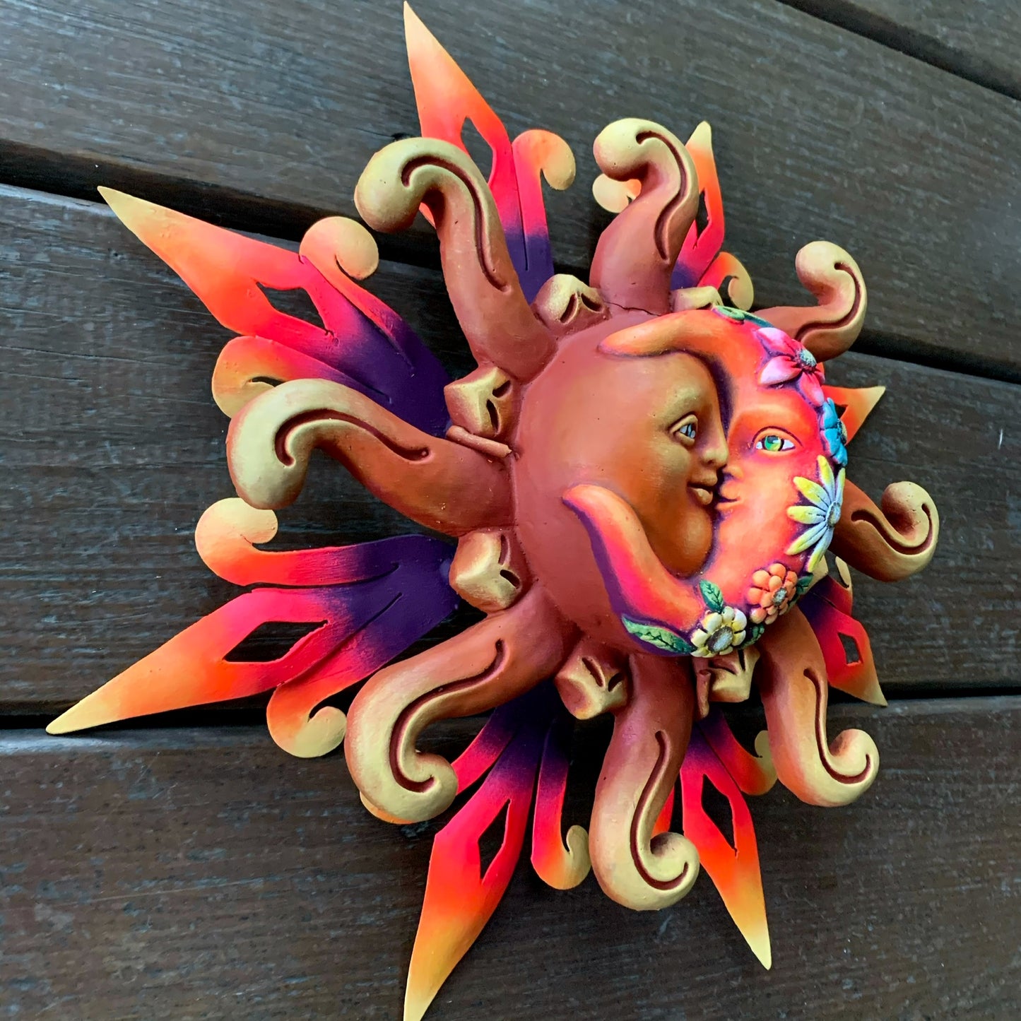 sun and moon art