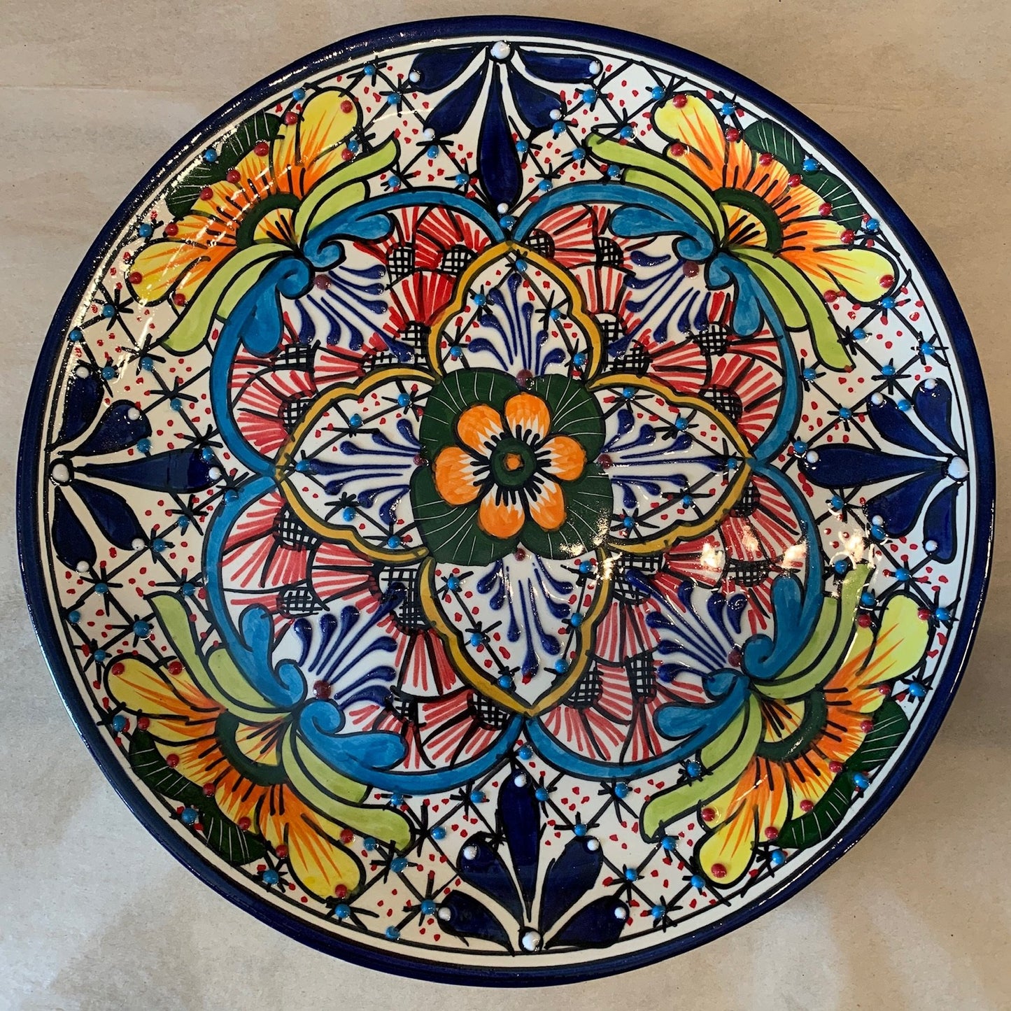 Talavera Peach Flora Dinnerware