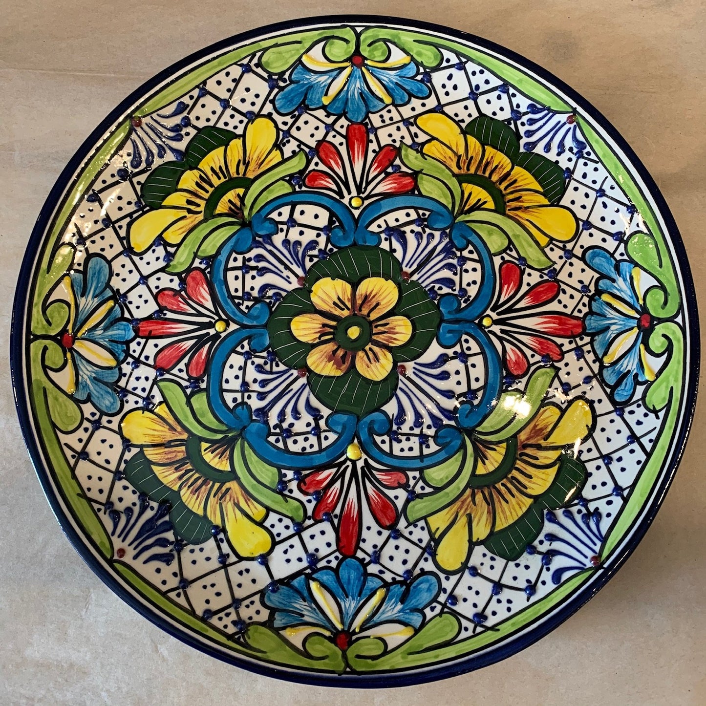 Mexican Talavera Botanical Dinnerware