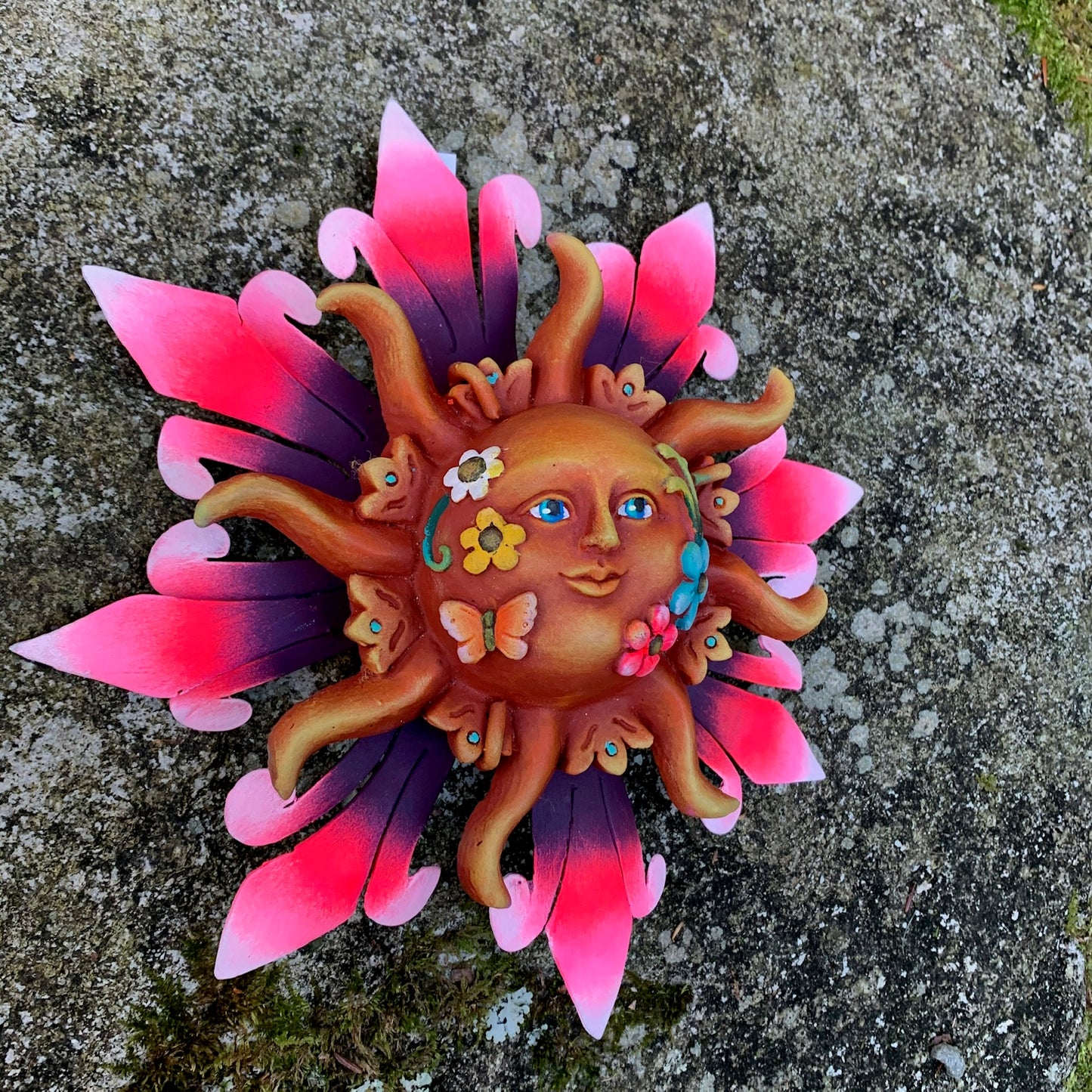 Vibrant Floral Sun Pink Small