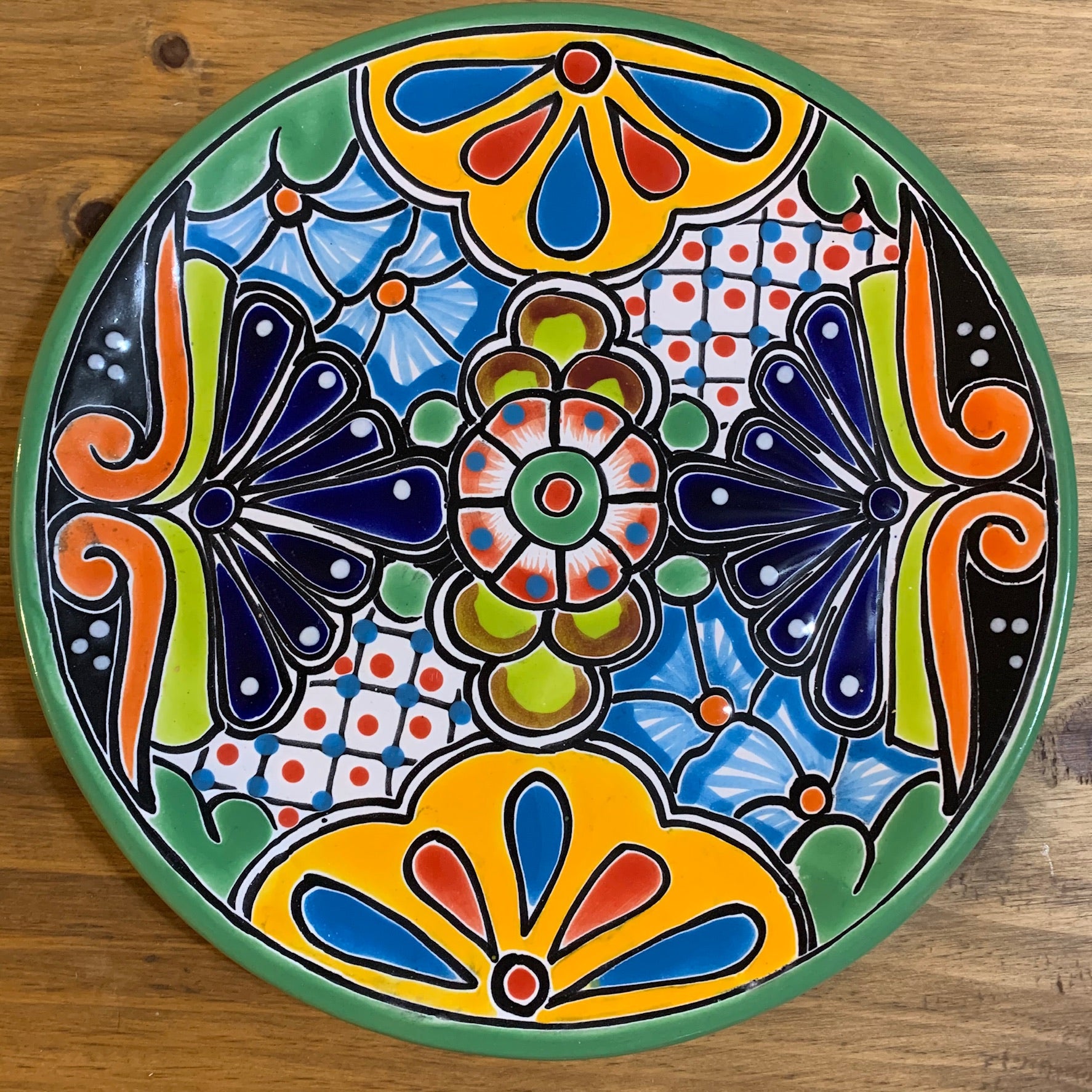 talavera verdi large plate platter