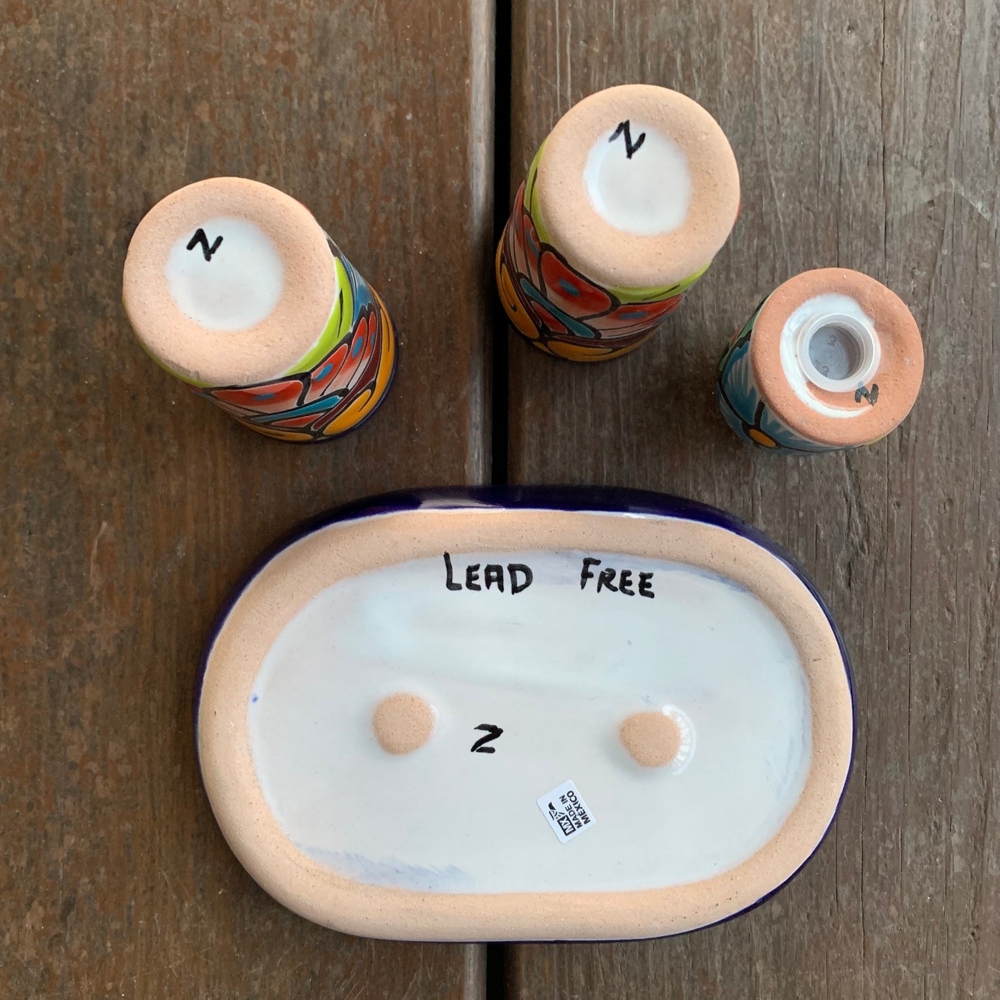 Talavera Tequila Shot Set