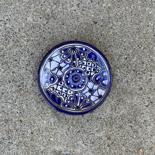 talavera blue white dessert