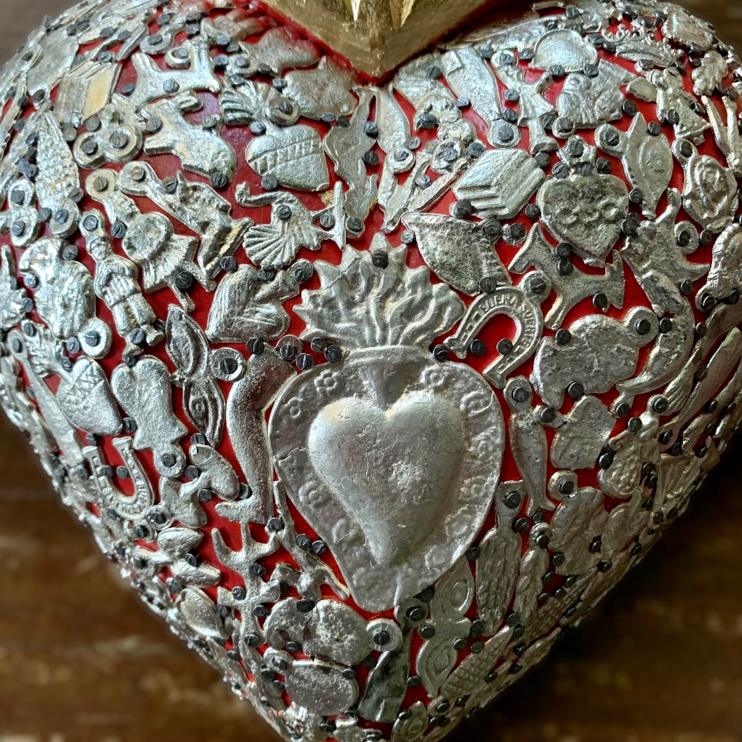 Mexican Milagros sacred heart Milagro charms