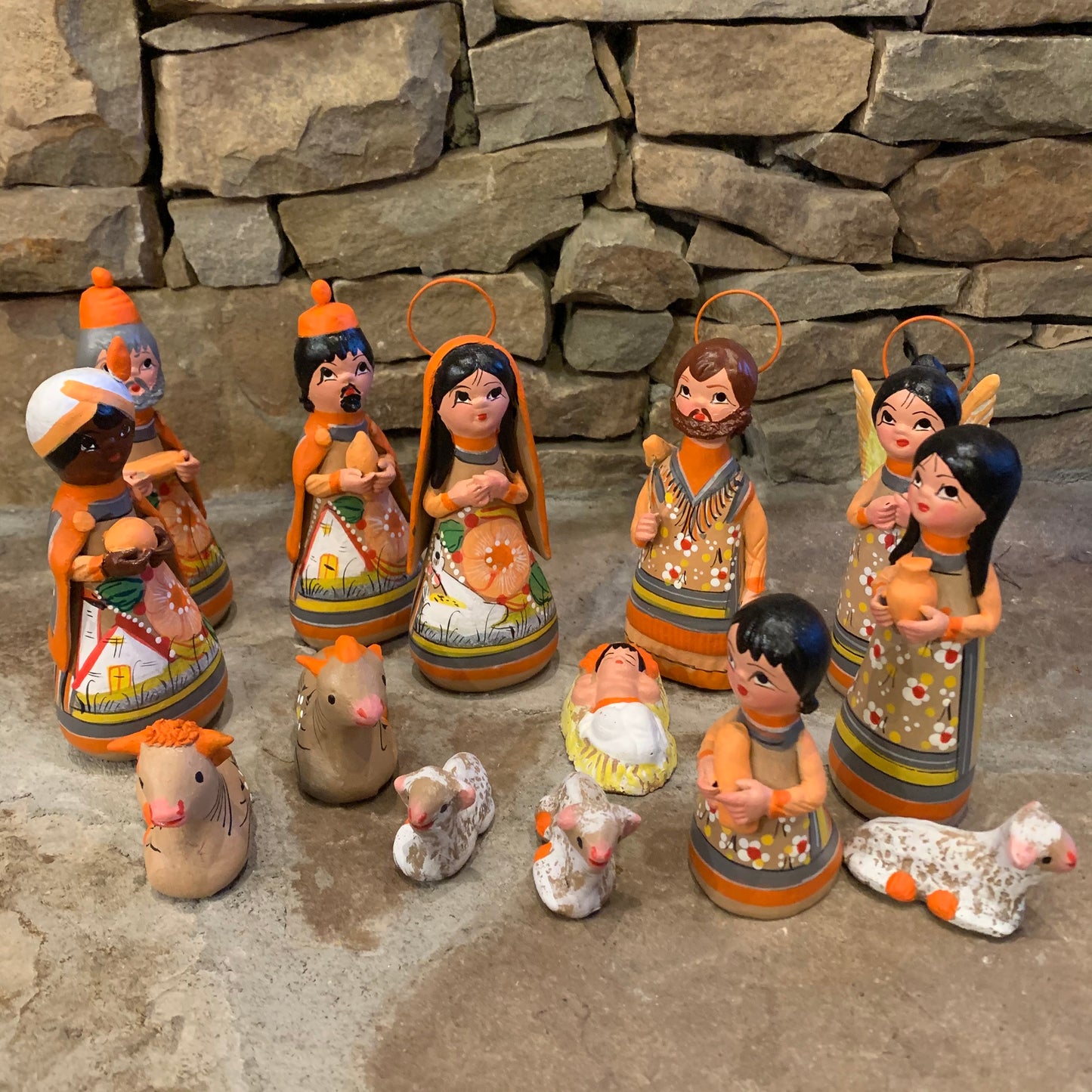 nativity set fok art