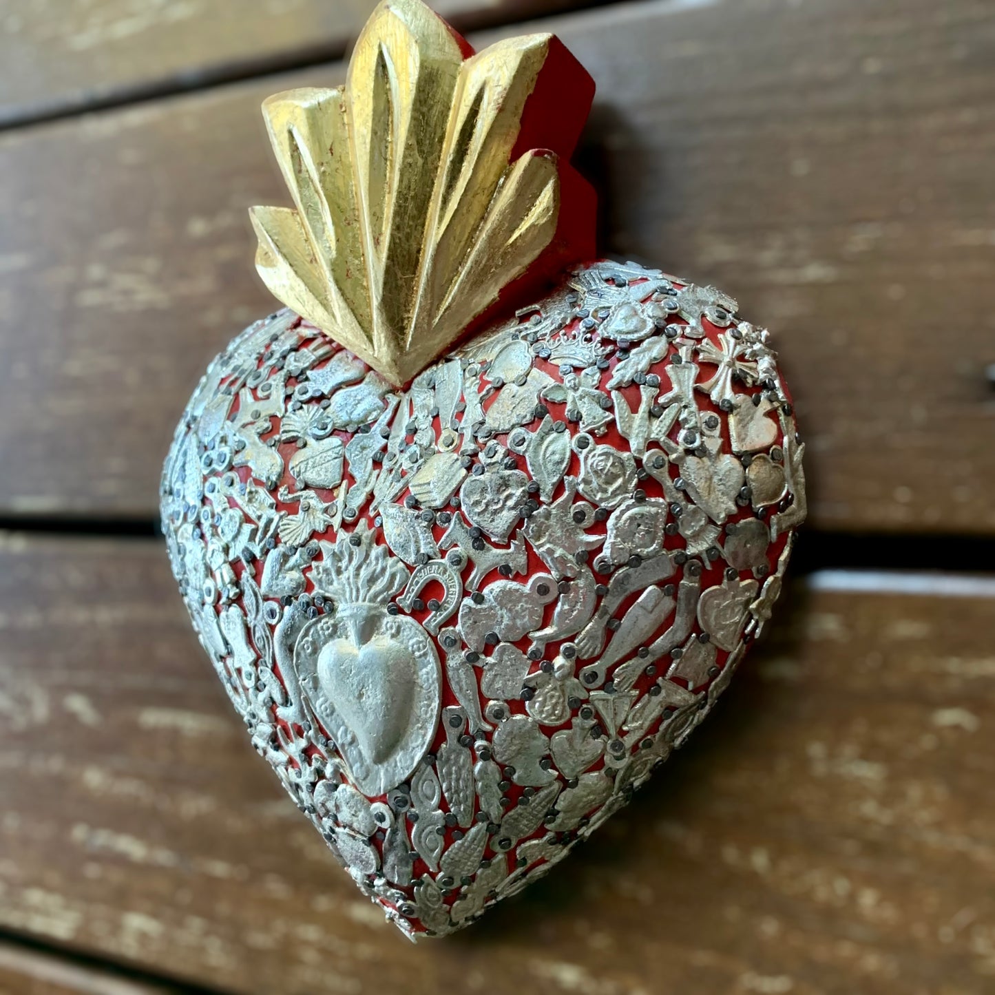 Mexican Milagros sacred heart Milagro charms