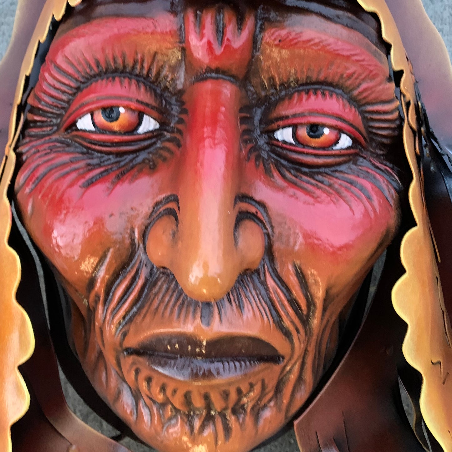 indian warrior face