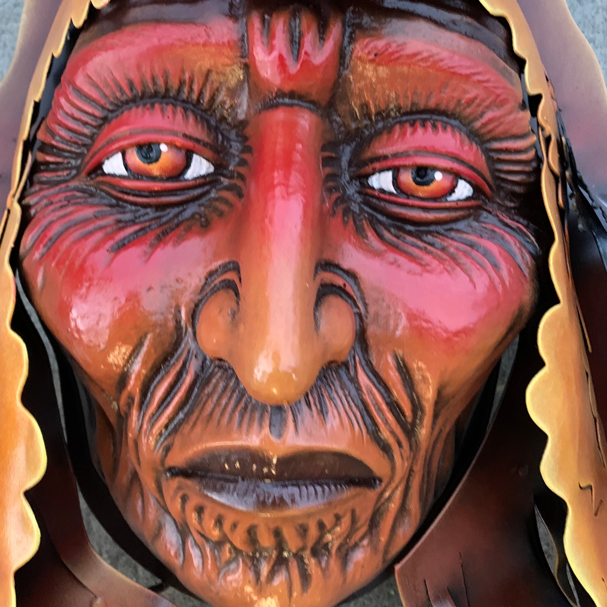 indian warrior face