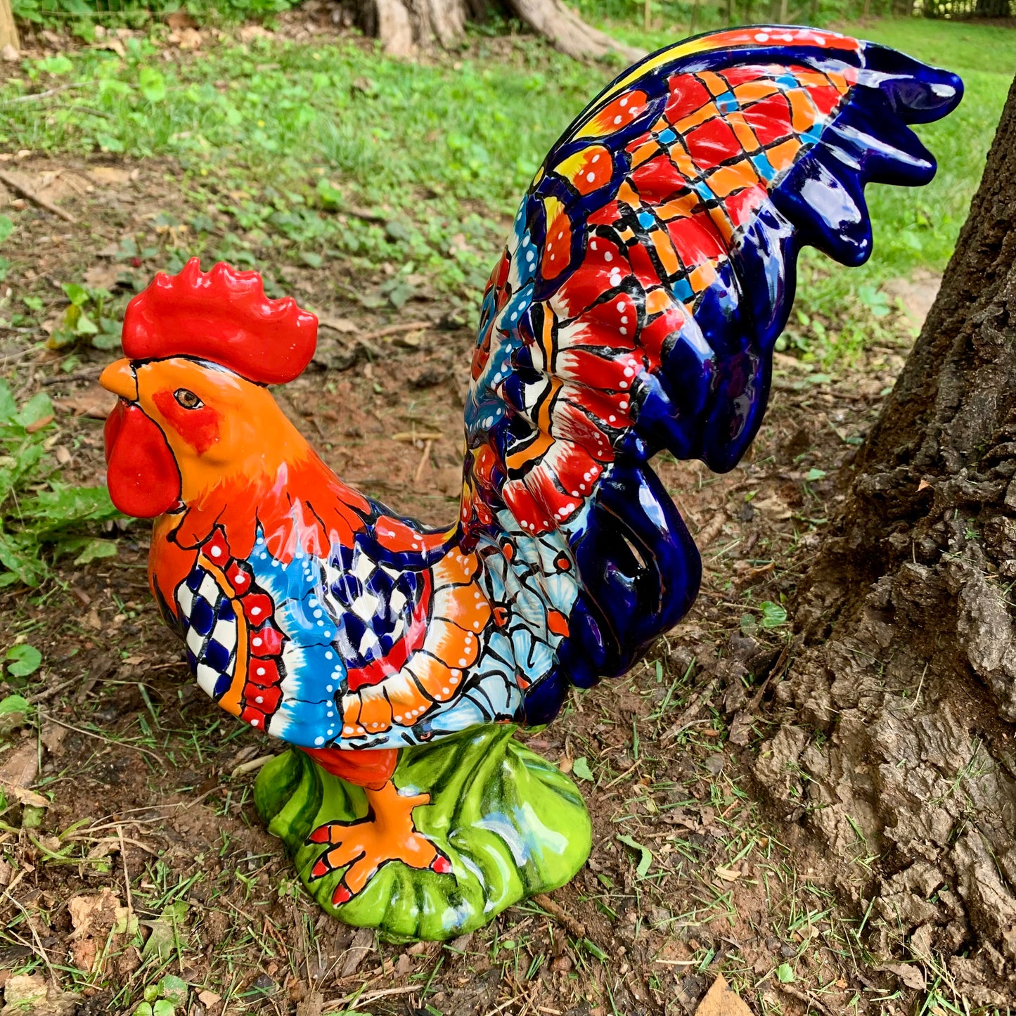 Talavera classic rooster right side