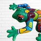 Talavera wall frog Lucy Face