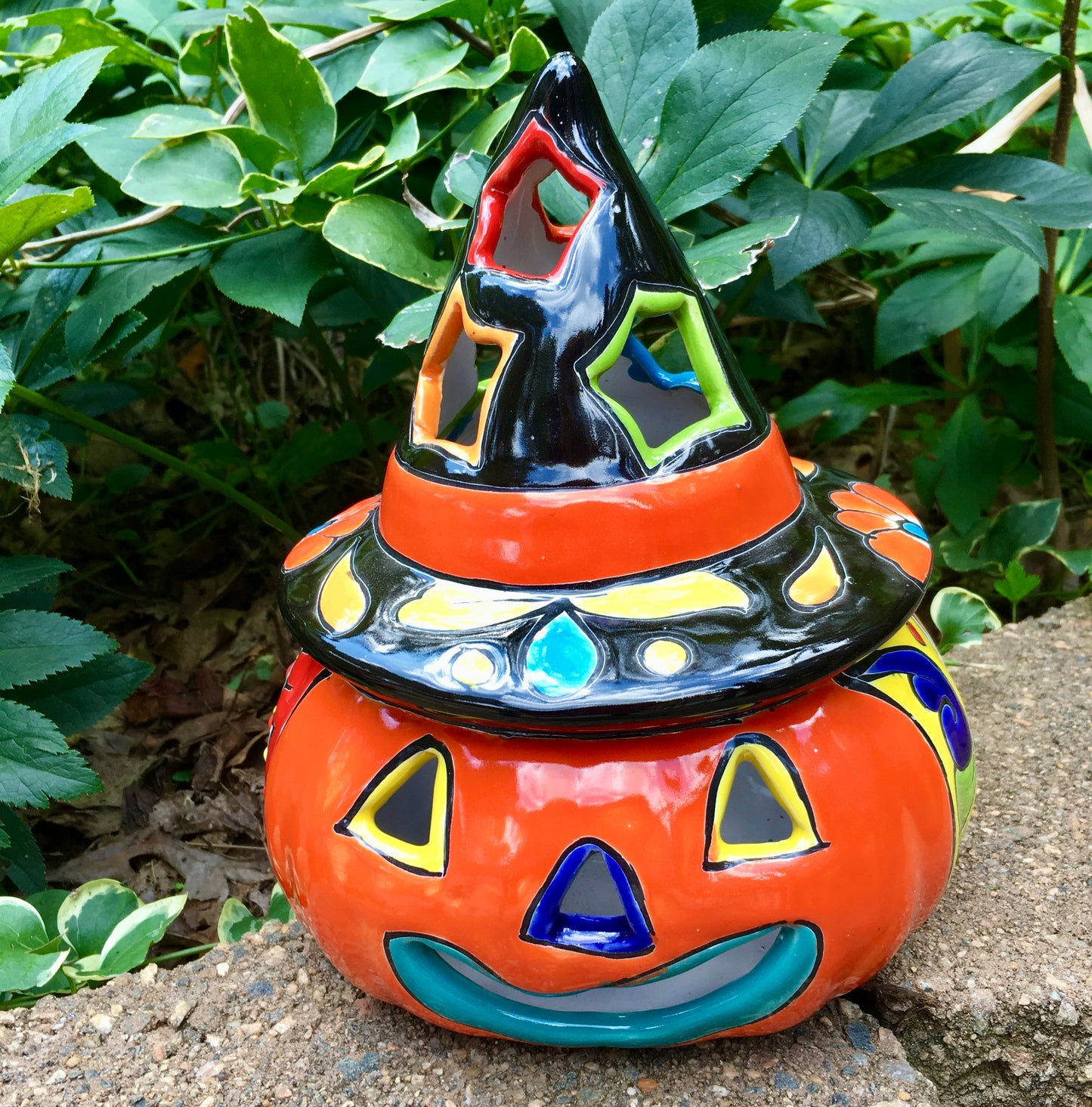 Talavera Witchy Pumpkin Chico