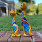 Talavera kitten cat set right side