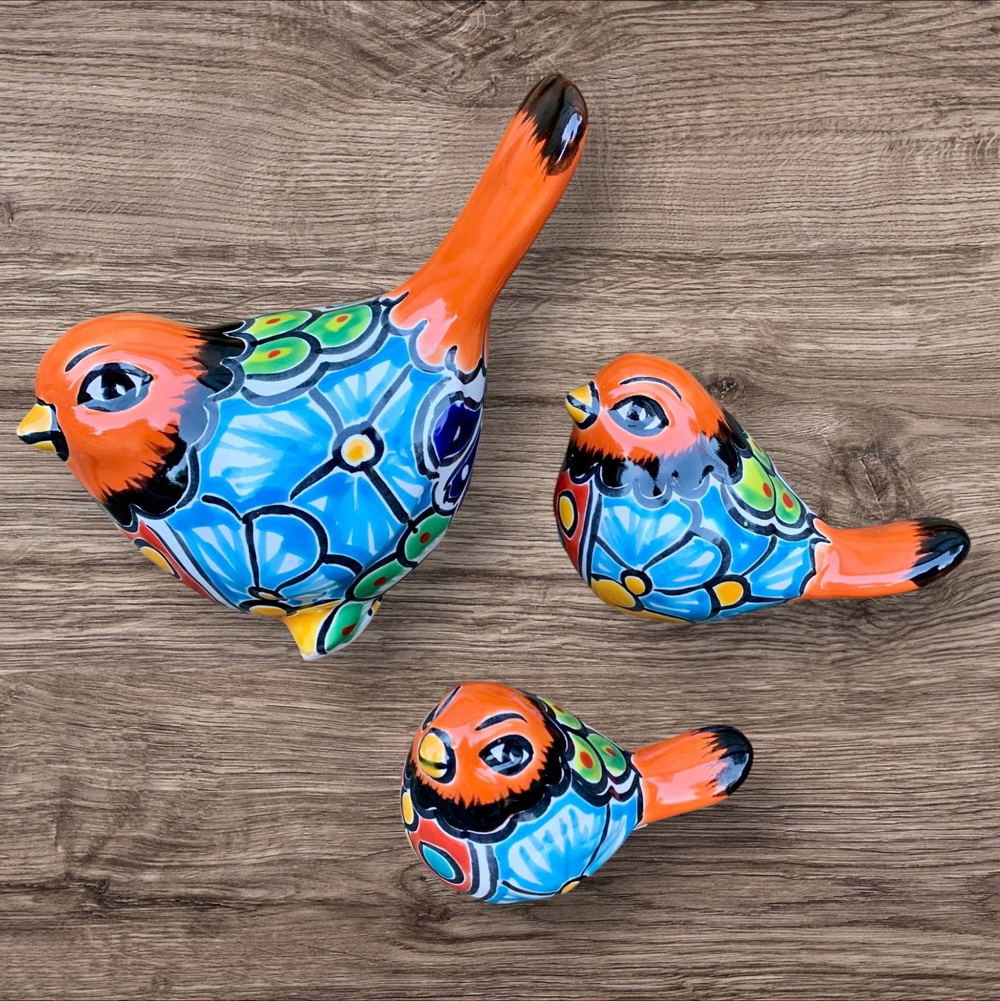 Talavera bird set right side